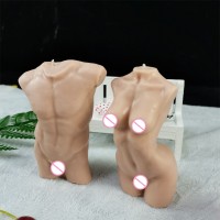 3D Human Body Candle Silicone Mold for Handmade Wax Mould Sale Valentine's Day Scented Man Woman Sculpture Candle Making