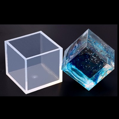 Mirror cube  decoration Epoxy molds DIY 2cm-6.5cm crystal dried flower epoxy jewelry Mold