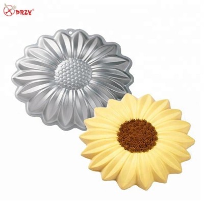 Fondant cream cake mold Sun Flower aluminum alloy ice molds