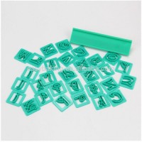 DIY Baking Tools 29 English Letters, Digital Symbols, Biscuits/Cake Decorative Stamp