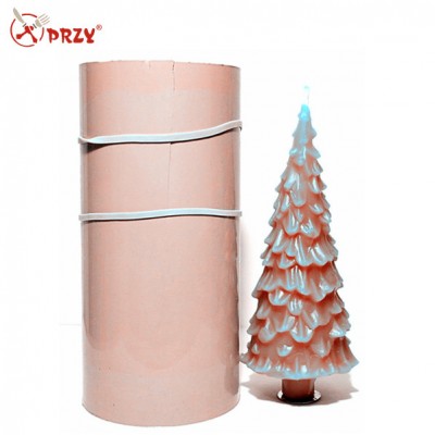 s1117 3D Christmas tree shape silicone soap , candle mold