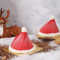 Christmas 6 Hat Mousse Cake 3D French Dessert Christmas Mousse Mould/Mold For Baking