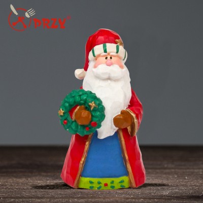 TS0001 Christmas mold Jungle Santa Claus wear red clothes shape silicone baby doll mold