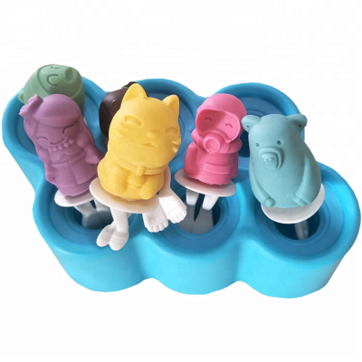 Silicone cartoon ice cream Ice molds Home homemade ice silicone Mold cake mould