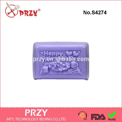 S4274 PRZY Valentine's Day Chocolate - handmade design soap mold silicone rubber mold