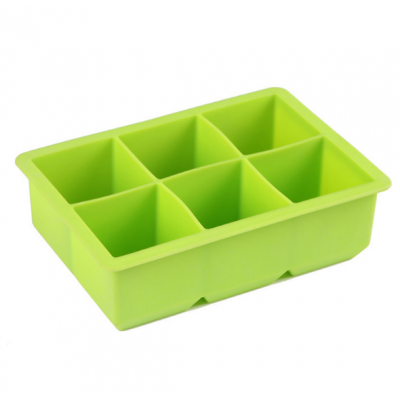 6 Holes DIY Silicone Ice Cube Tray Mold Ice Mould Maker Rectangle Kitchen Tools