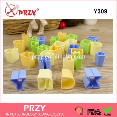 PRZY 28pcs of English alphabet mold chocolate biscuit turn sugar mold -Y309