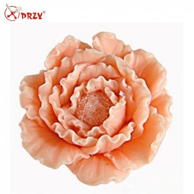 decorative silicone rose soap mold