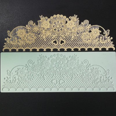 Silicone lace mat mold for baking, mousse cake decoration