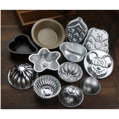 Cake Molds Aluminum Alloy Egg Tart Mold Pudding Aluminum Baking Tools