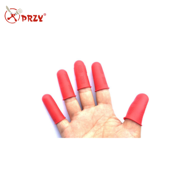 Food grade food anti-scalding processing heat resistant particle pits anti-slip silicone finger sets