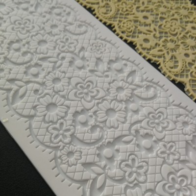 rectangle lace shape silicone mold for fondant