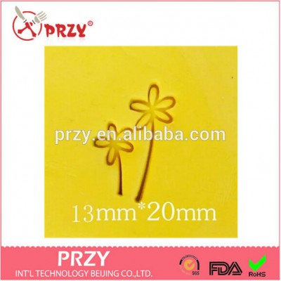 ST027 PRZY handmade diy natural flower shape soap stamp