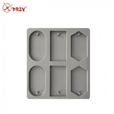 Three shape aromatherapy tablets silicone mould soap mold