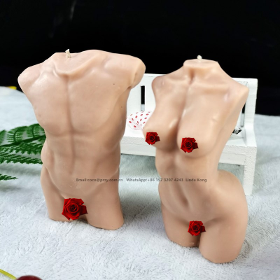 New 3D  Female body Candle mold Male Body soap silica Molds  human Statue Plaster crafts molds  Resin