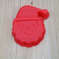 Merry Christmas Santa Claus Shape Christmas Serial Silicone Cake Mold