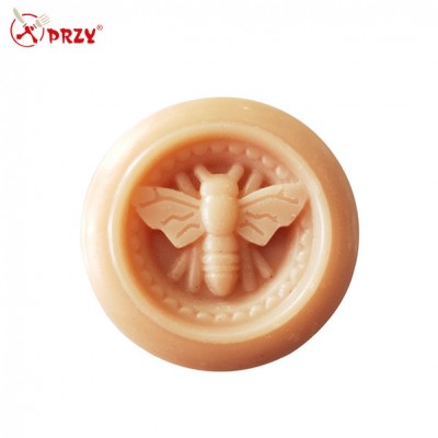 Animal series bee 6 hole silicone soap mold